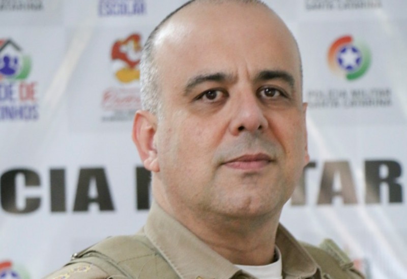 Tenente-coronel Jailson Franzen, comandante do 11° BPM (Foto: Arquivo/Jornal Regional)