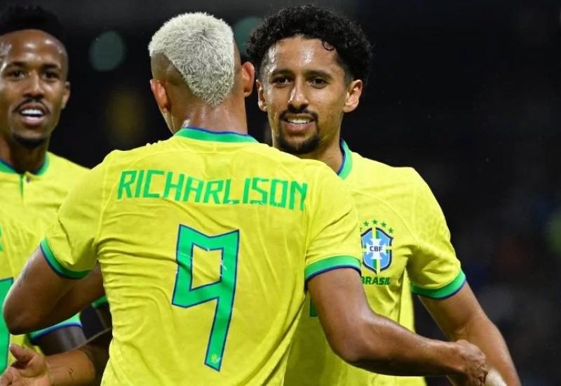 Richarlison marcou dois gols no jogo | Foto: Daniel Meyer / AFP / CP