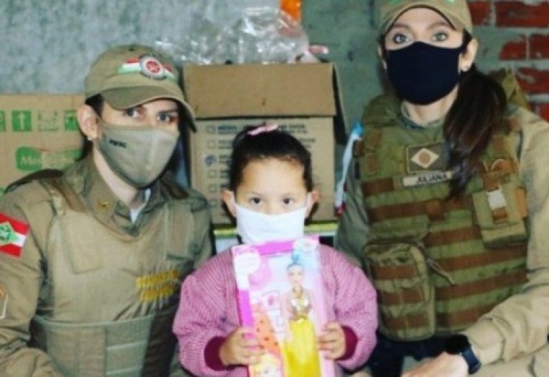 Foto: Soldado Jeniffer / PM SC