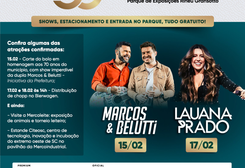 Começa nesta quarta (14) a maior feira multissetorial da região de fronteira (Imagem: FAISMO 2024/Divulgação)