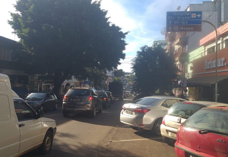 São Miguel do Oeste deve registrar movimento intenso neste sábado (Foto: JRTV/Arquivo)