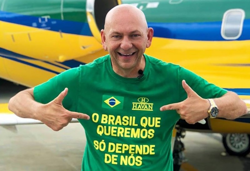 Luciano Hang, dono da rede de lojas Havan (Crédito: Facebook)