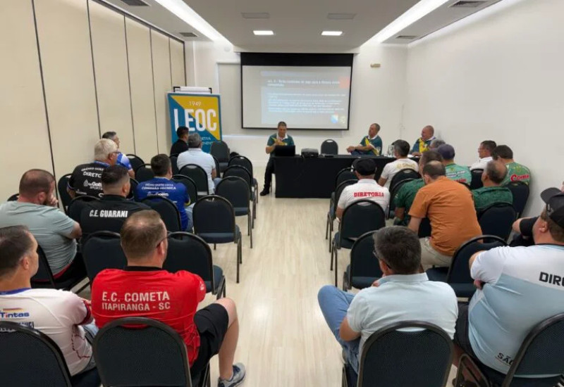 Congresso Técnico foi realizado no sábado (14), em Chapecó (Foto: LEOC/Divulgação)