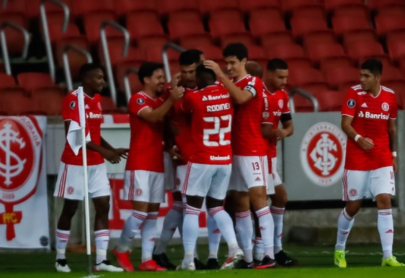 Inter liquidou a fatura ainda no primerio tempo