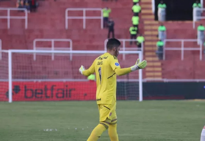 Com grandes defesas, Daniel livrou o Inter de uma derrota (Foto: Ricardo Duarte/Inter )