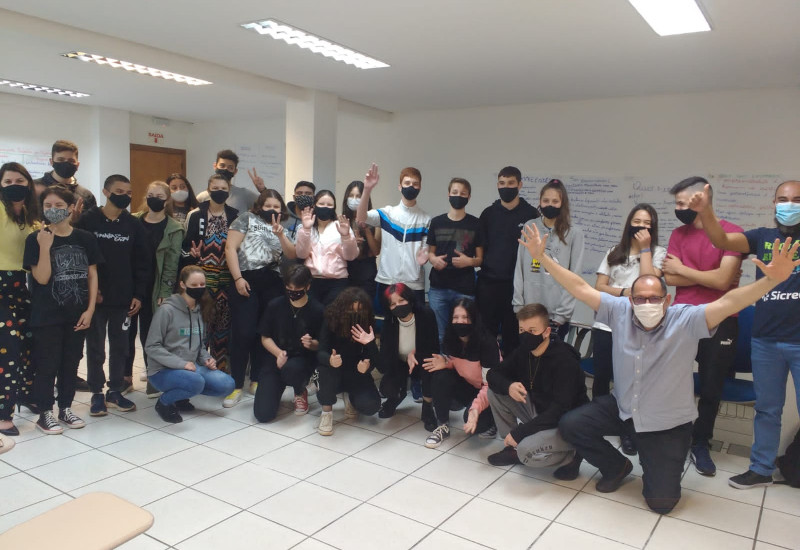 Participam desta turma 25 jovens de 14 a 19 anos. Foto: Divulgação