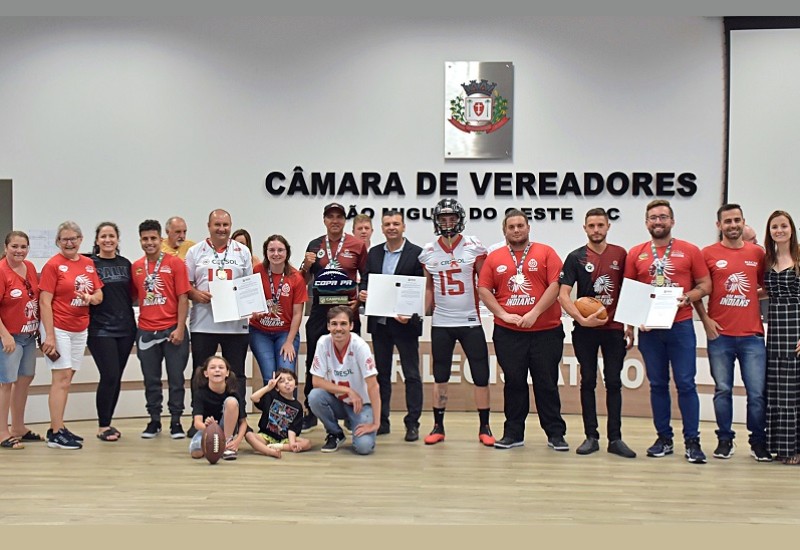 Moção de Vagner Passos prestou homenagem ao São Miguel Indians | Fotos: Tiarajú Goldschmidt/Câmara de Vereadores