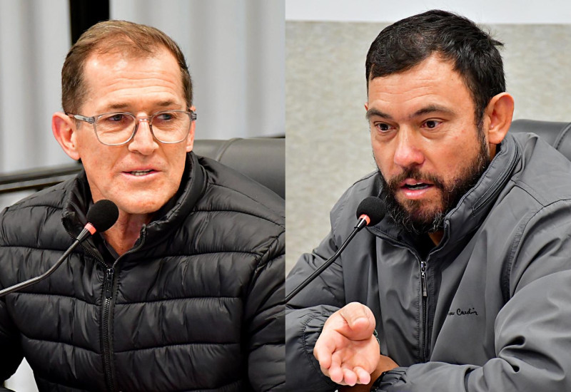 Berté e Bufo pedem a criação de um espaço exclusiva às artes marciais (Foto: Tirajú Golldschmidt/Câmara)