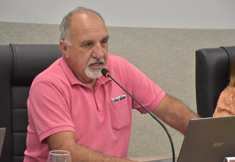 Nini Scharnoski é o proponente da audiência pública | Foto: Tiarajú Goldschmidt/Câmara de Vereadores