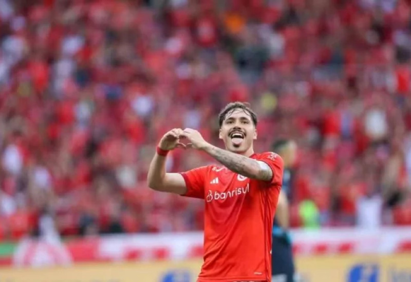 Foto: Maurício foi decisivo na vitória colorada no Beira Rio (Foto: Ricardo Duarte/Internacional)