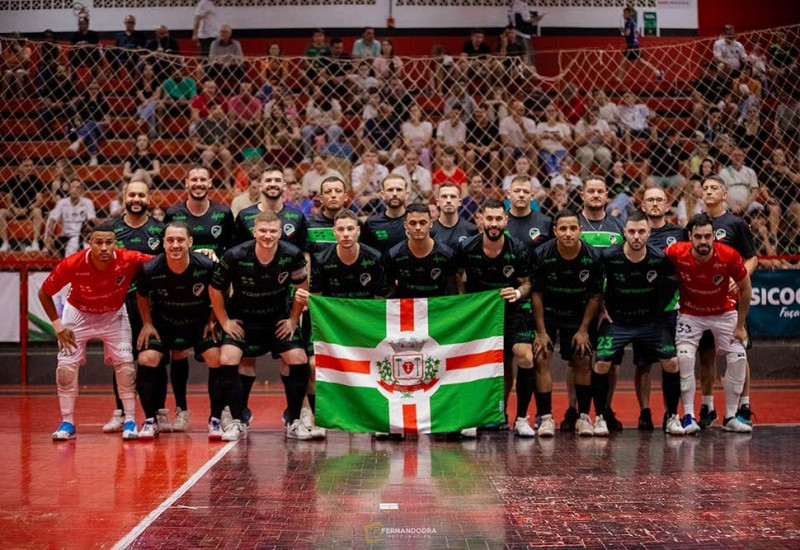 São Miguel Futsal é líder invicto da chave A da Série Ouro da LCF (Foto: Fernandodra.com)
