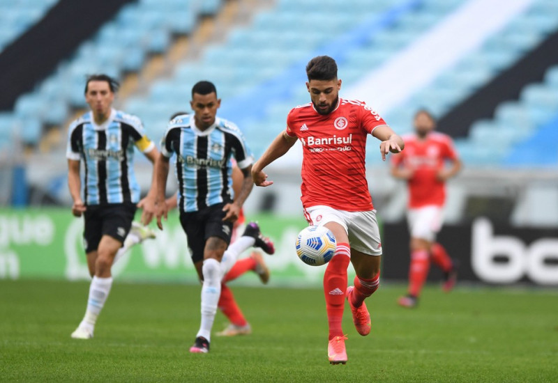 Yuri Alberto quer acabar com o jejum de não marcar em Grenal — Foto: Ricardo Duarte/Divulgação Inter