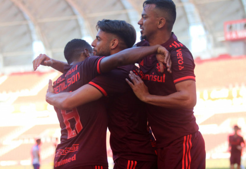 Yuri Alberto mais uma vez deixou sua marca na rede adversária ( Foto: Ricardo Duarte/Inter/Divulgação)