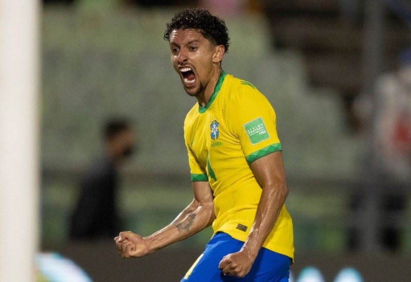 Marquinhos anotou o gol da vitória já nos acréscimos (Foto: Lucas Figueiredo/CBF)