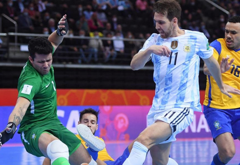 Argentina repete placar das eliminatórias e tira o Brasil da briga pelo título da Copa do Mundo de futsal | Foto: Divulgação / AFA