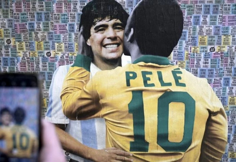 Craque brasileiro morreu nesta quinta-feira, aos 82 anos | Foto: JUAN MABROMATA / AFP