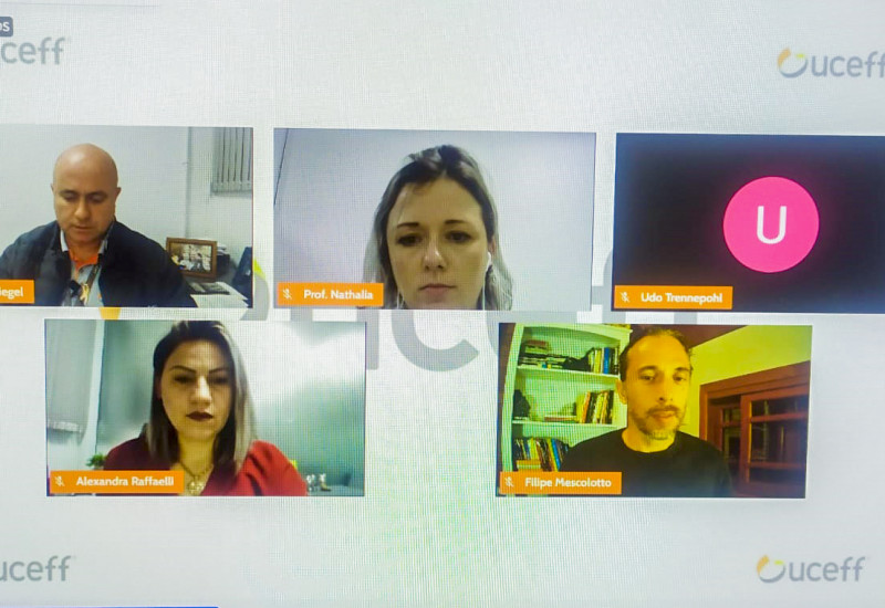 A primeira ação foi uma live sobre “Ansiedade e Saúde Mental”