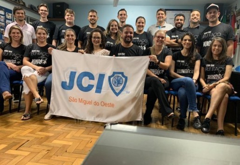 Organizadores motivados para a realização do evento nacional