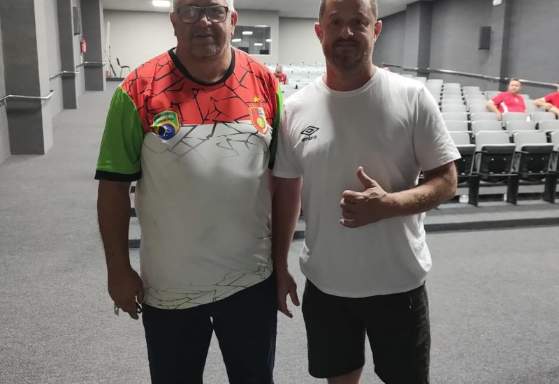 Presidente da LCF, Nelson Rodrigues, e presidente da SMF, Fábio Fagundes (Foto: SMF/Divulgação)