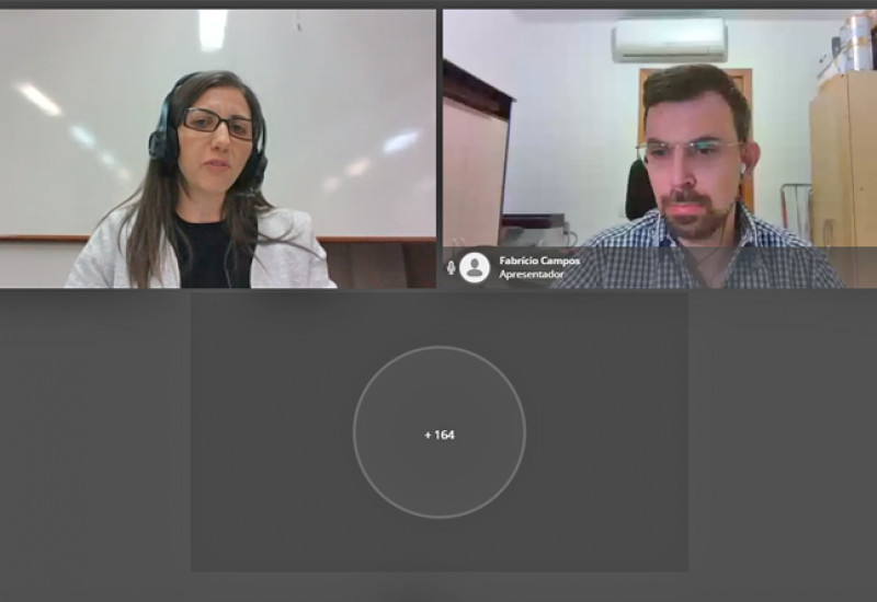 Professores doutores, Eliandra Rossi e Fabrício Souza Campos