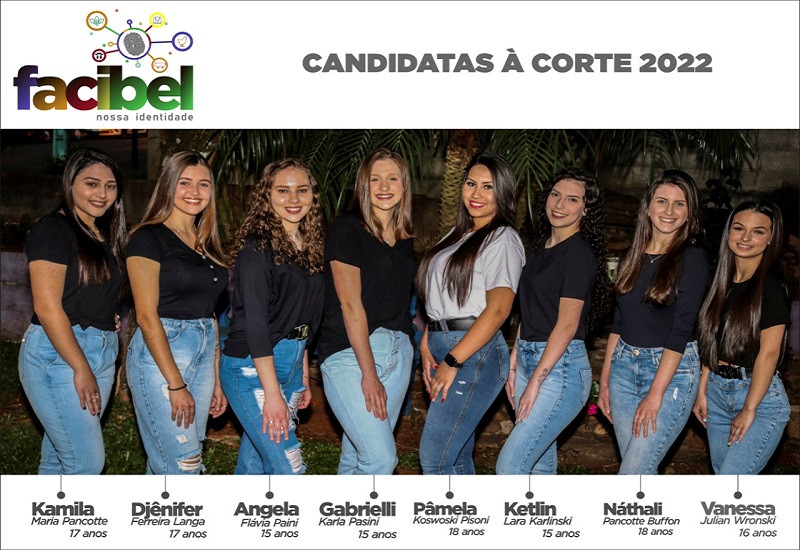 Oito jovens disputam o título de Rainha e princesas em novembro. Fotos: Ascom/Divulgação/JRTV