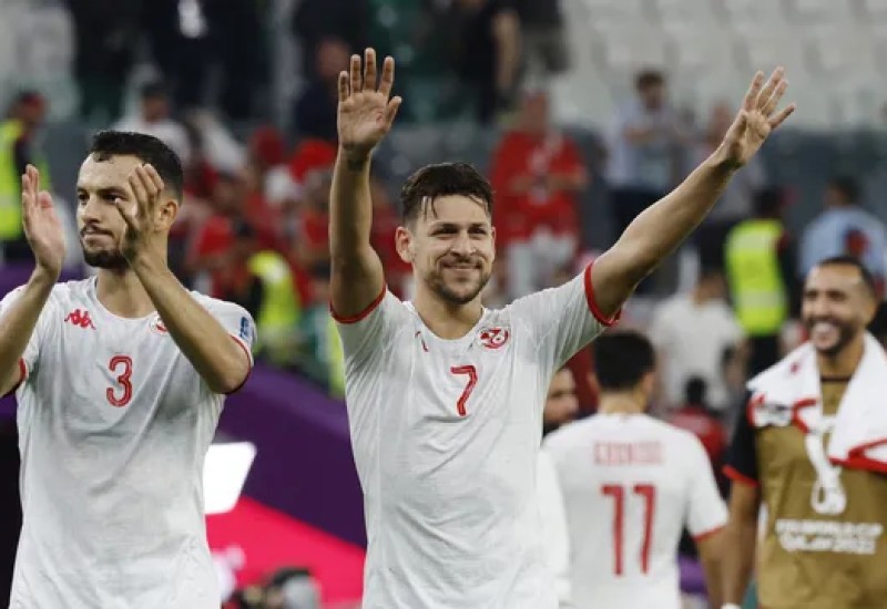Tunísia teve boa atuação diante da Dinamarca nesta terça (Foto: Reuters)