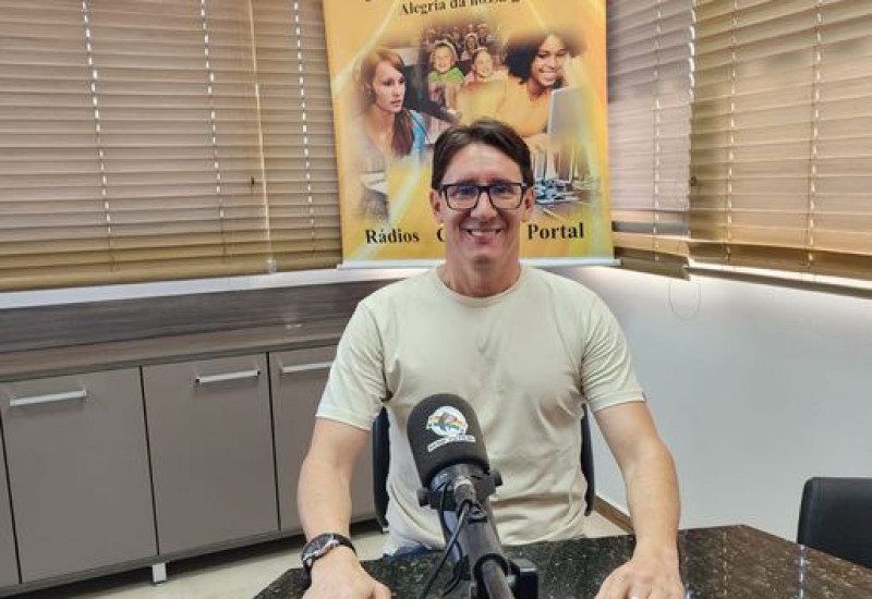 Coordenador do Movimento Pró-ponte, Rodrigo Locatelli Tisott (Foto: Rádio Itapiranga)