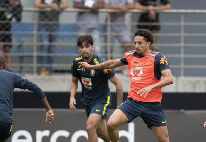 Marquinhos é hoje um dos líderes do time (Foto: Lucas Figueiredo/CBF)