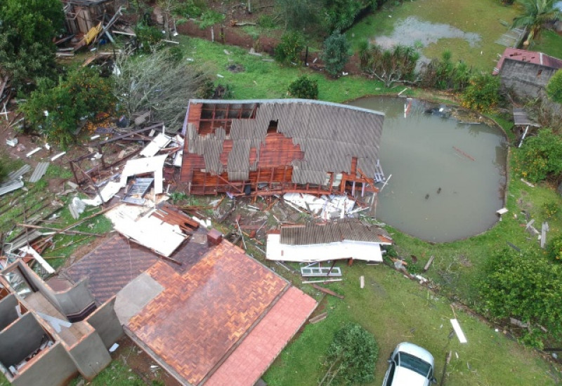 Hospitais de Descanso e São Miguel do Oeste receberam 16 pessoas atingidas por temporal