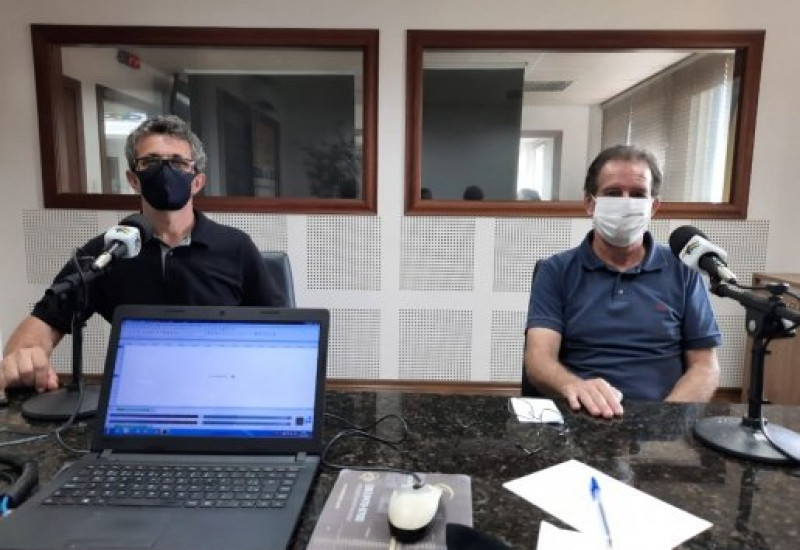 A desistência foi comunicada pelo vice-presidente Enio Giacomelli e pelo presidente Miguel de Moura (Foto: Portal Peperi)