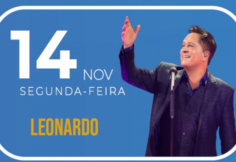 Cantor Leonardo será uma das cinco atrações da Fecimar deMaravilha (Foto: Fecimar/Divulgação)