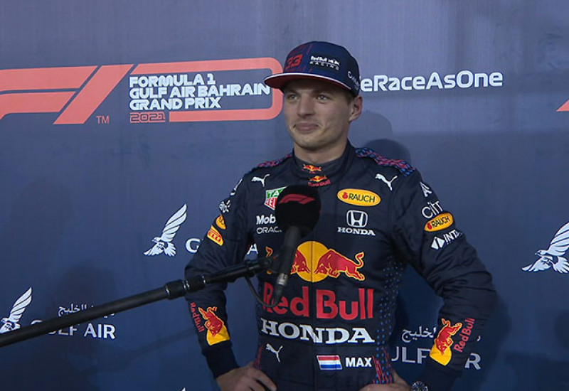 Verstappen fez volta perfeita para garantir a pole no Bahrein