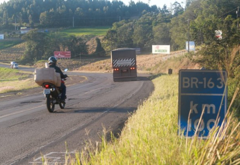 BR-163 é uma das que receberia recursos do Estado - Foto: Julio Cavalheiro / Secom