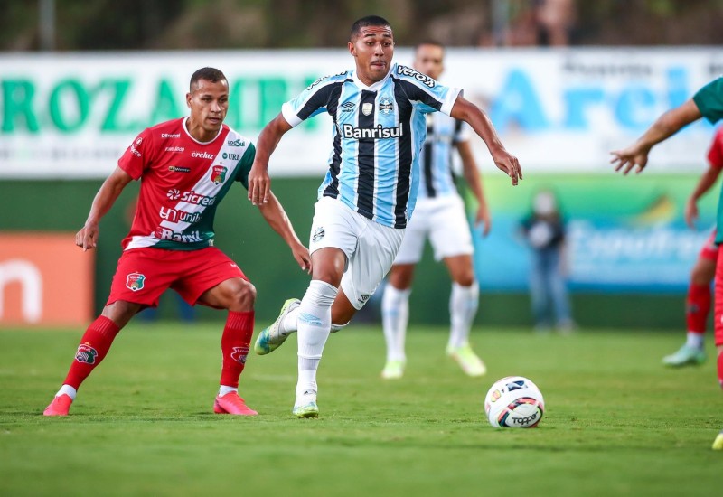 Grêmio deu vexame em Frederico (Foto: Lucas Uebel / Grêmio / Divulgação)