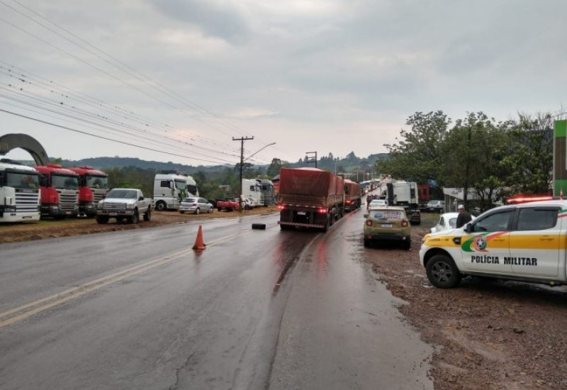 Paralisações ocorrem também em municípios da região Oeste. – Foto: PMRV/Divulgação