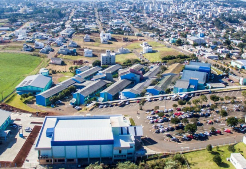 Campus da Unoesc, em São Miguel do Oeste, destaque do ensino superior do Oeste de SC