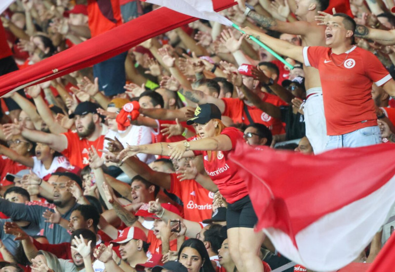 Torcida do Inter vaiou o time após o apito final (Foto: Ricardo Duarte/Inter)