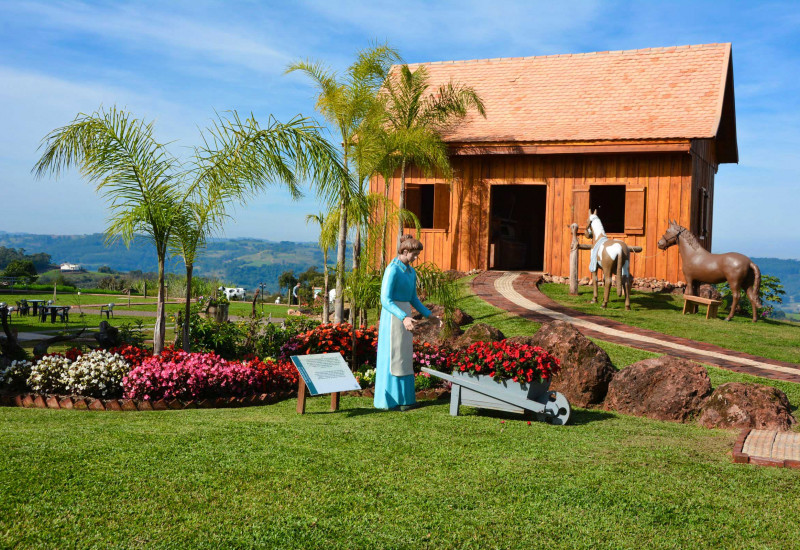 Centro Histórico Germânico de Itapiranga. Fotos: MB/Divulgação/JRTV