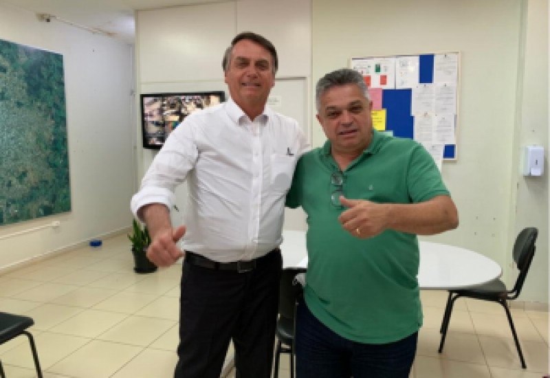 Boosonaro visita Chapecó pela segunda vez este ano (Foto: Arquivo/Prefeitura)