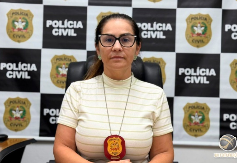 Delegada Joelma Alberton, Foto: Marcos de Lima / WH Comunicações