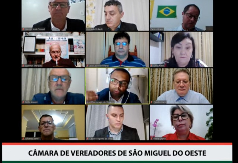  Sessão por videoconferência foi transmitida pelas redes sociais do Legislativo na internet