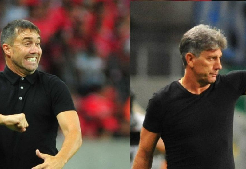 Com dois técnicos que gostam do jogo ofensivo, expectativa de Grenal com bom futebol