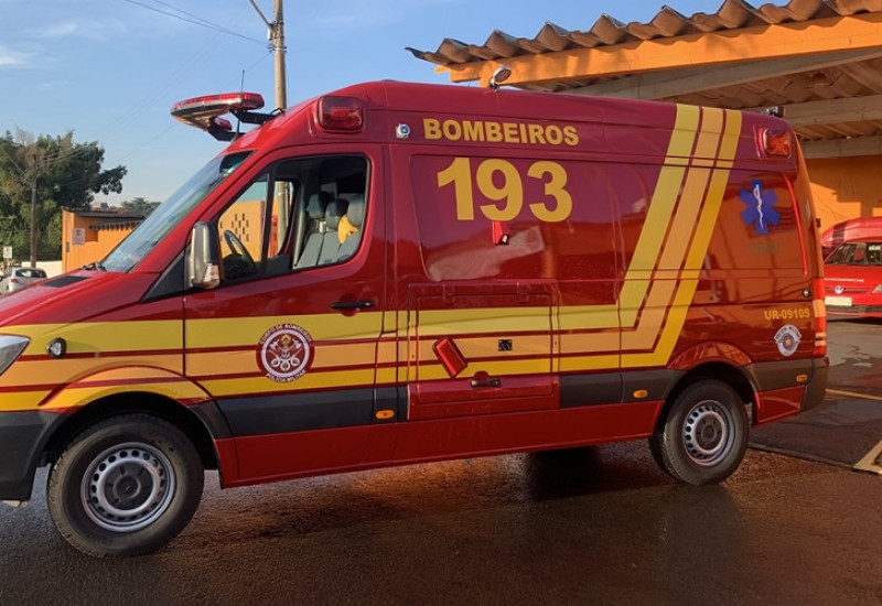 Vítima foi socorrida pelo Corpo deBombeiros (foto ilustrativa)