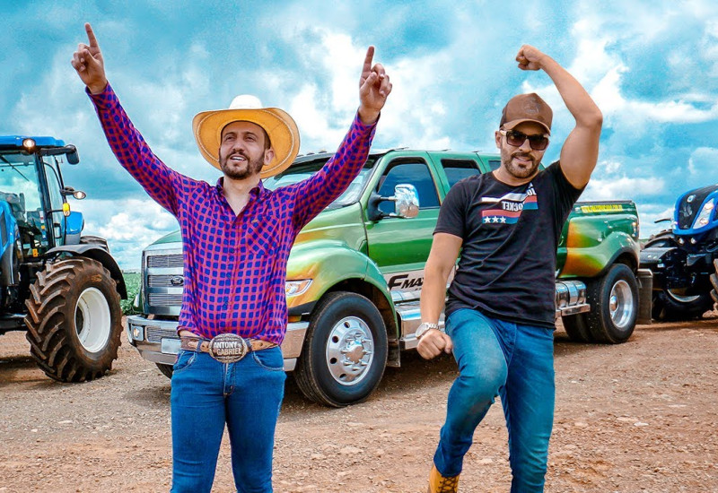 Dupla Antony & Gabriel é atração no AGro Chamma em São Miguel do Oeste (Foto: Divulgação)