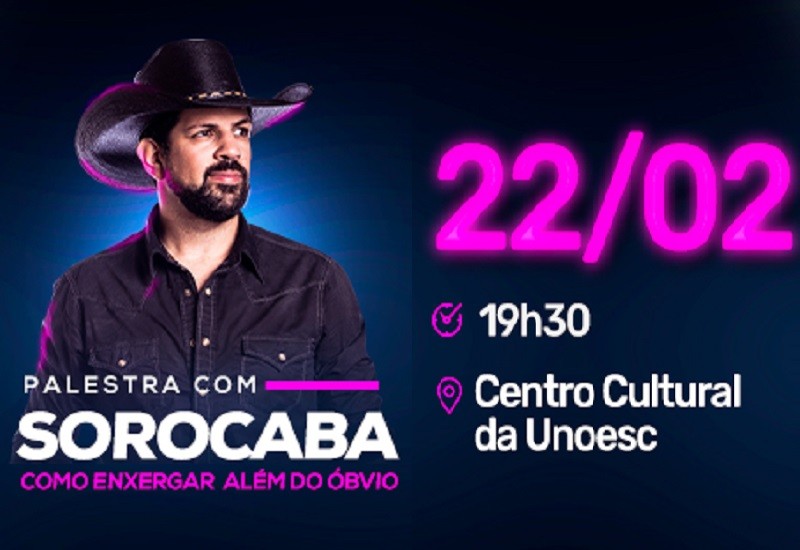 Ingressos já estão à disposição dos interessados na CDL, no Centro Empresarial Andrômeda