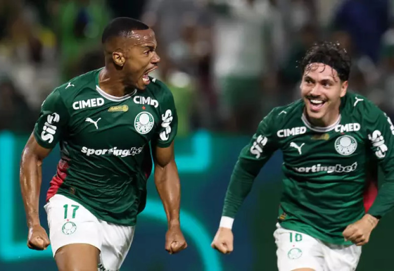 Marlon Freitas marcou os dois gols do Verdão (Foto: Palmeiras/Divulgação)