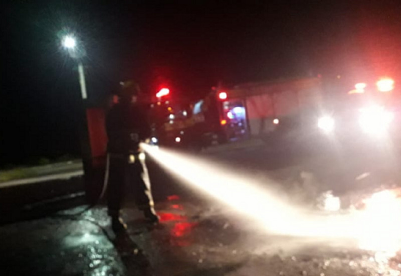 Fotos: Bombeiros/Divulgação/JRTV