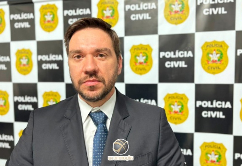 Delegado Eric Rosada / Foto: Marcos de Lima / WH Comunicações