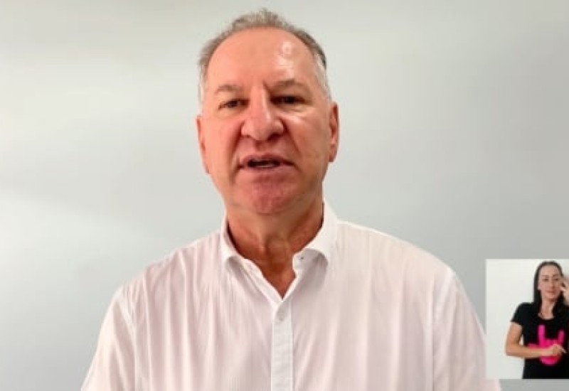 Prefeito Trevisan diz que São Miguel do Oeste aplica mais do que a lei obriga em educação (Foto: Reprodução)