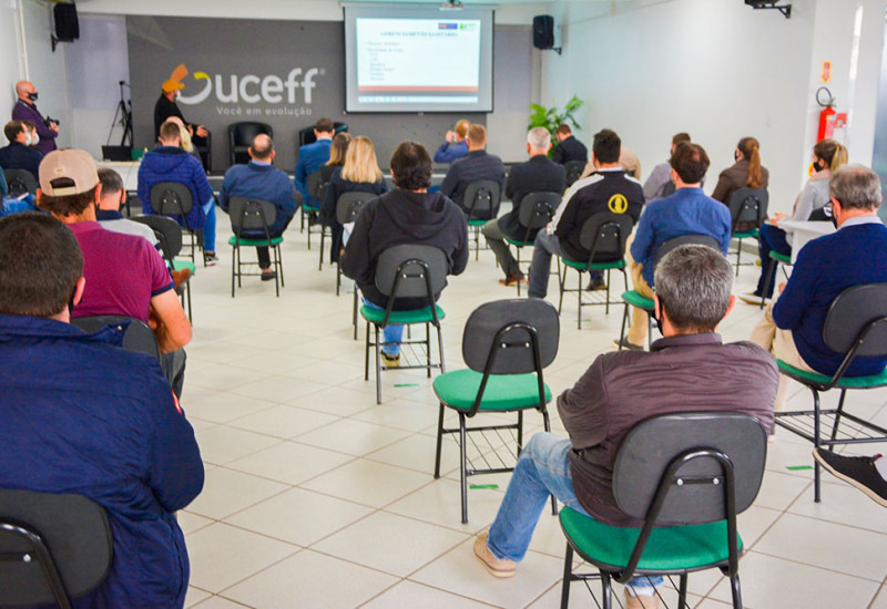 Apresentação do projeto-piloto em Itapiranga. Fotos: MB/Divulgação/JRTV